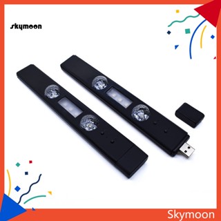 Skym* โคมไฟเท้า LED ขนาดเล็ก ควบคุมเพลง โรแมนติก สําหรับรถยนต์ USB 2 ชิ้น