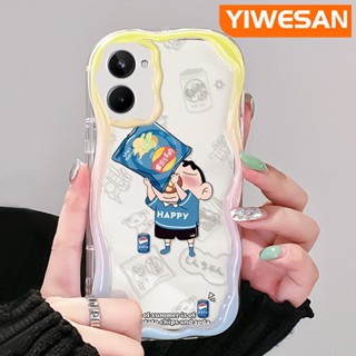 เคสโทรศัพท์มือถือแบบนิ่ม ใส กันกระแทก ลายการ์ตูนชินจัง สีสันสดใส สําหรับ Realme 10