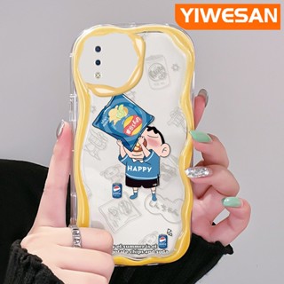 เคสโทรศัพท์มือถือแบบนิ่ม ใส กันกระแทก ลายการ์ตูนชินจัง สีสันสดใส สําหรับ VIVO Y93 Y93s Y91 Y91i Y95