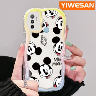 เคสโทรศัพท์มือถือแบบนิ่ม ใส กันกระแทก ลายการ์ตูนมิกกี้เมาส์น่ารัก สีสันสดใส สําหรับ OPPO A53 2020 4G A53s 4G A32 A33 2020 A11s