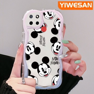 เคสโทรศัพท์มือถือแบบนิ่ม ใส กันกระแทก ลายการ์ตูนมิกกี้เมาส์น่ารัก สีสันสดใส สําหรับ Realme C12 C15 C21 C25 C25s Narzo 20 Narzo 30A Narzo 50A