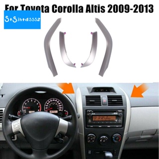 ขอบช่องแอร์คอนโซลกลางรถยนต์ สําหรับ Toyota Corolla 2009-2013