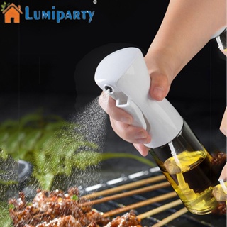 Lumiparty ขวดสเปรย์น้ํามันแก้ว 200 มล. อุปกรณ์เสริม สําหรับทําอาหาร บาร์บีคิว สลัด