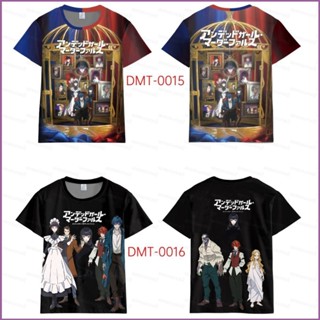 Sq2 Undead Girl· เสื้อยืดแขนสั้นลําลอง ทรงหลวม พิมพ์ลายคอสเพลย์ Murder Farce Rindou Aya Tsugaru 3D สําหรับผู้ชาย และผู้หญิง