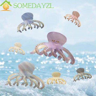 Somedayzl กิ๊บติดผม รูปปลาหมึก ปลาฉลาม สัตว์ทะเล สร้างสรรค์ เครื่องประดับผม สําหรับผู้หญิง