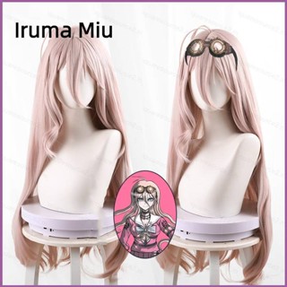 Sq2 Danganronpa Iruma Miu วิกผมคอสเพลย์ วิกผมสังเคราะห์ ทนความร้อน สําหรับปาร์ตี้ฮาโลวีน