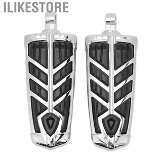 Ilikestore Rotatable Footpegs  Wear Resistant  Slip  Riding Experience Left Right Airflow Style for V‑Max Stryker Royal Star Road