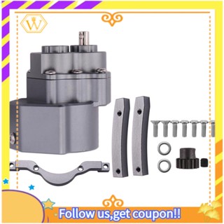 Prefixal กล่องเกียร์มอเตอร์หน้า ไทเทเนียม สําหรับรถไต่หินบังคับ 1/10 Axial SCX10 &amp; SCX10 II 90046