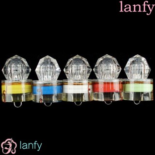 Lanfy เหยื่อตกปลา LED ขนาดเล็ก ทนทาน