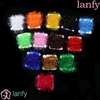 Lanfy เชือกดีบุกตกปลา 2 เมตร ต่อการ์ด อุปกรณ์เสริม สําหรับ Nymph Fly Tying Thread