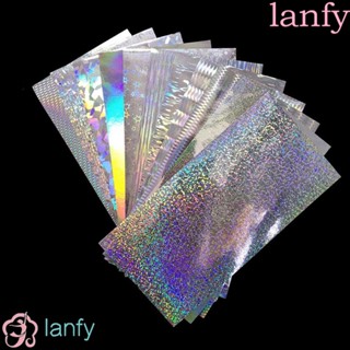 Lanfy สติกเกอร์โฮโลแกรม กันน้ํา มีกาวในตัว สําหรับติดเหยื่อตกปลา