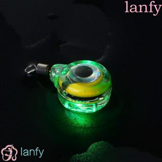 Lanfy โคมไฟกระพริบ รูปดวงตา เรืองแสง สําหรับตกปลา