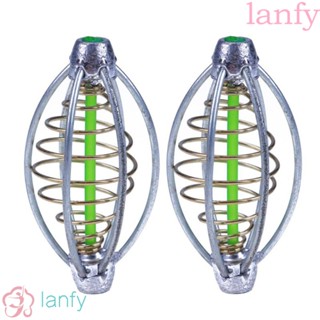 Lanfy อุปกรณ์เสริมกรงสปริงหมุน สําหรับตกปลา