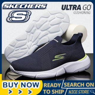 [penghantaran Ekspres]] Skechers_go-walk6 รองเท้าผ้าใบลําลอง กันลื่น น้ําหนักเบา ระบายอากาศ สําหรับผู้ชาย เหมาะกับการเล่นกีฬา