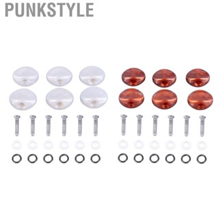 Punkstyle Guitar Tuner Machine Head Button  Lightweight Tuning Key 6PCS for Practice