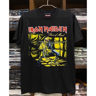 สไตล์ใหม่ เสื้อยืดลาย IRON MAIDEN คอกลม