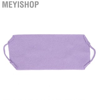 Meyishop Back ScCleansing  Exfoliating Washcloth Strap Handles For Members Purple