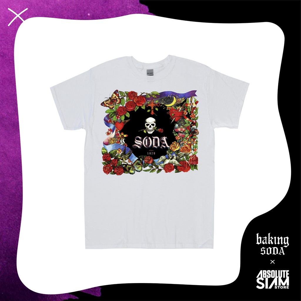 สตรีทแฟชั่น SODA - เสื้อยืด T-Shirt Skull #AbsoluteSiamStore #Soda #Exclusive #Fashion แฟชั่น