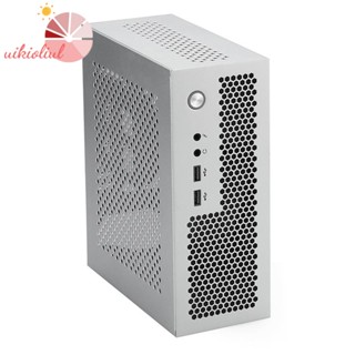 A09 HTPC เคสคอมพิวเตอร์ Mini ITX Gaming PC Chassis Desktop Chassis USB2.0 Computer Case Home Computer Case