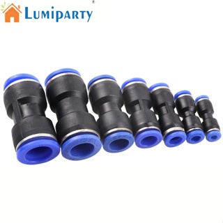 Lumiparty ข้อต่อเชื่อมสายอากาศนิวเมติก ปลดเร็ว 4 มม. 6 มม. 8 มม. 10 มม. 12 มม. 14 มม. 16 มม.