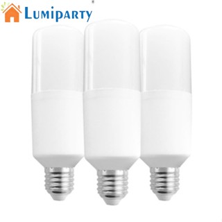 Lumiparty E27 หลอดไฟ Led ทรงกระบอก สว่างมาก ประหยัดพลังงาน สําหรับบ้าน ในร่ม