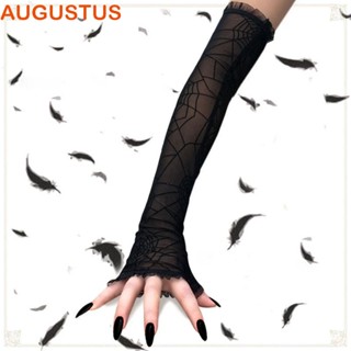 Augustus ถุงมือยาว คอสเพลย์ ฮาโลวีน ปาร์ตี้ ประดับเพชรเทียม สําหรับผู้หญิง