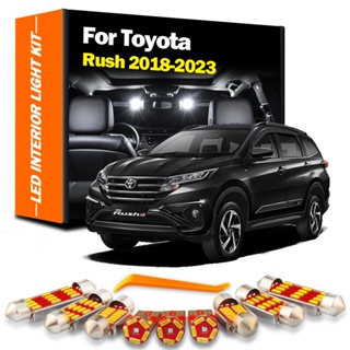 หลอดไฟแคนบัส LED อุปกรณ์เสริม สําหรับ Toyota Rush 2018 2019 2020 2021 2022 2023 8 ชิ้น