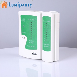 Lumiparty Cat5 Cat6 RJ11 RJ12 RJ45 เครื่องทดสอบสายเคเบิลเครือข่าย แบบพกพา จอแสดงผล Led อีเธอร์เน็ต แลน อินเทอร์เน็ต สายเคเบิล ทดสอบ