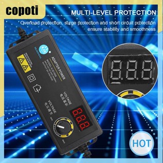 อะแดปเตอร์แรงดันไฟฟ้า 3-36V 60W ปรับได้ พร้อมหน้าจอแสดงผล ปลั๊ก US [copoti.th]