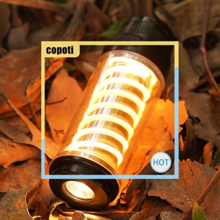 ไฟเต็นท์ฉุกเฉิน LED แบบพกพา ชาร์จไฟได้ สําหรับตั้งแคมป์ เดินป่า กลางแจ้ง [copoti.th]