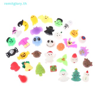 Remitglory ของเล่นบีบสกุชชี่ รูปต้นคริสต์มาส สโนว์แมน ค้างคาว ผี คลายเครียด 2 ชิ้น