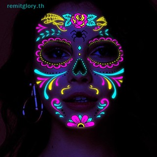 Remitglory สติกเกอร์รอยสักชั่วคราว ลายฮาโลวีน 1 ชิ้น