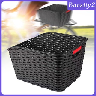 [Baosity2] ตะกร้าเก็บของ ด้านหลัง ติดตั้งง่าย สําหรับรถจักรยานแบบพับ