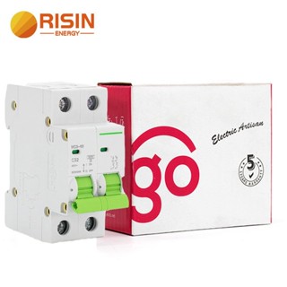 ส่งฟรี เบรกเกอร์วงจร พลังงานแสงอาทิตย์ RISIN 3P 6KA AC MCB 6A-63A AC