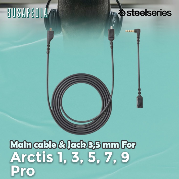 สาย Steelseries Arctis Micro USB 8-pin to Jack 3.5 มม. สายหลัก Aux