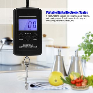 SaTine Shop 40KG แบบพกพา Digital Handy Scale Electronic Hanging กระเป๋าเดินทาง Weight Measuring Tool