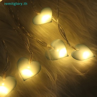 Remitglory สายไฟ LED รูปหัวใจ ยาว 1.5 ม. 3 ม. สําหรับตกแต่งห้อง ปาร์ตี้ กลางแจ้ง