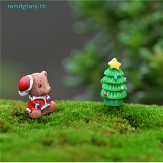 Remitglory ตุ๊กตากระรอก ขนาดเล็ก สําหรับตกแต่งต้นคริสต์มาส สวน ภูมิทัศน์ 5 ชิ้น