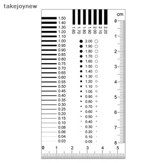 [takejoynew] ไม้บรรทัด เกจวัดคราบ สําหรับวัดฟิล์ม KLB