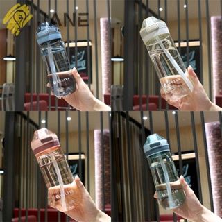 Jane ขวดน้ํา ปลอด BPA ขนาด 650 มล. พร้อมหลอดดูด สําหรับเล่นกีฬา