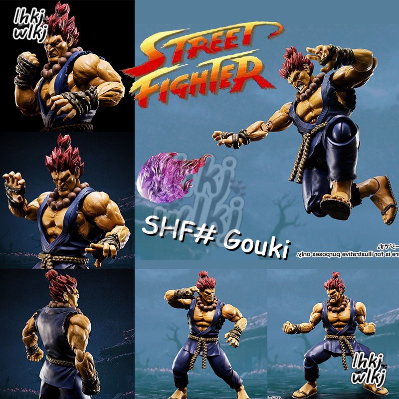 Shf โมเดลฟิกเกอร์ อนิเมะ Street Fighter Gouki Change Face ของขวัญของที่ระลึก สําหรับตกแต่ง