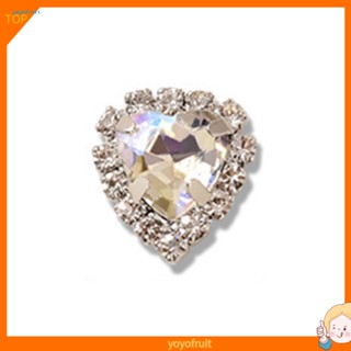 Yof เครื่องประดับตกแต่งเล็บ หลากสี หรูหรา DIY