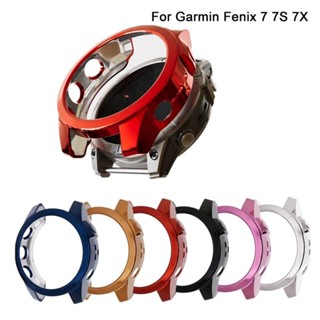 เคสนาฬิกาข้อมือ TPU แบบนิ่ม สําหรับ Garmin Fenix 7s 7x 7