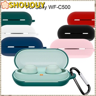 Shououy เคสซิลิโคนนิ่ม กันฝุ่น ป้องกันการสูญหาย สําหรับ WF-C500