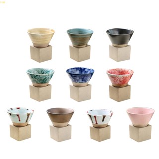 Com* แก้วกาแฟเซรามิค พร้อมฐานรอง สําหรับใส่เครื่องปั้นดินเผา เอสเปรสโซ่