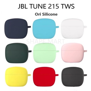 เคสหูฟังบลูทูธไร้สาย ซิลิโคน กันลื่น พร้อมตะขอเกี่ยว สําหรับ JBL TUNE 215 T215 TWS