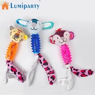 Lumiparty ของเล่นเคี้ยว รูปการ์ตูนสัตว์น่ารัก กันกัด สําหรับสัตว์เลี้ยง สุนัข แมว