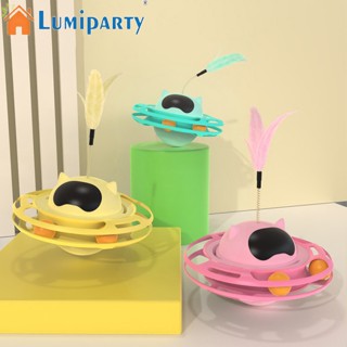 Lumiparty กระดิ่งขนนก ของเล่นสําหรับสัตว์เลี้ยง แมว