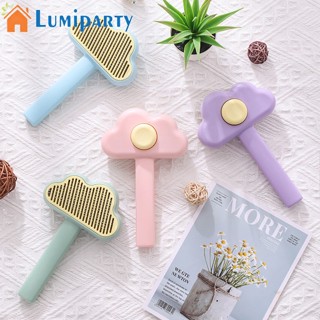 Lumiparty แปรงหวีขนสัตว์เลี้ยง สเตนเลส ยืดไสลด์ได้ หลากสี สําหรับสัตว์เลี้ยง สุนัข แมว