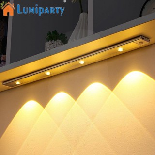 Lumiparty โคมไฟ Led 3 โหมด เซนเซอร์ตรวจจับการเคลื่อนไหว ปรับความสว่างได้ บางเฉียบ ประหยัดพลังงาน